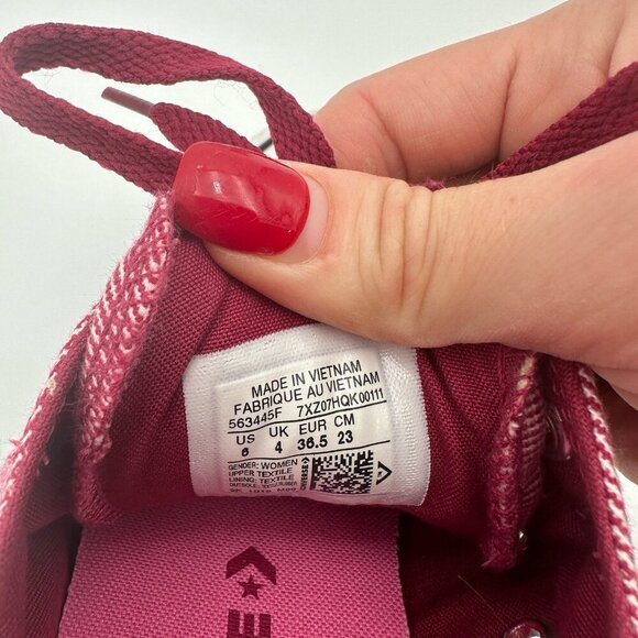 Converse Chuck Taylor All Star Madison Sneakers Maroon Women's Size 6 Low Top - Picture 8 of 8